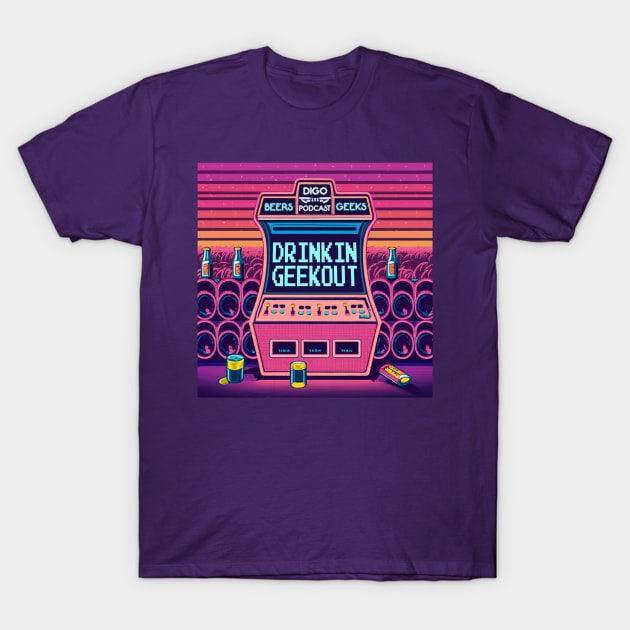 DiGo Arcade T-Shirt by DrinkIN GeekOUT Armor Shop